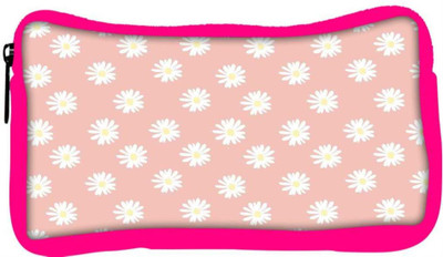 

Snoogg Eco Friendly Canvas Pink Flower Student Pen Pencil Case Coin Purse Pouch Cosmetic Makeup Bag (PINK) Pouch(Multicolor)