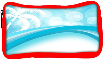 

Snoogg Eco Friendly Canvas Abstract Summer Background Student Pen Pencil Case Coin Purse Pouch Cosmetic Makeup Bag (RED) Pouch(Multicolor)