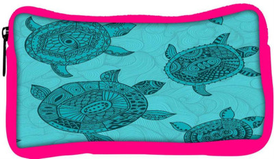 

Snoogg Eco Friendly Canvas Seamless Pattern With Turtles Seamless Pattern Can Be Used For Wallpaper Student Pen Pencil Case Coin Purse Pouch Cosmetic Makeup Bag (PINK) Pouch(Multicolor)