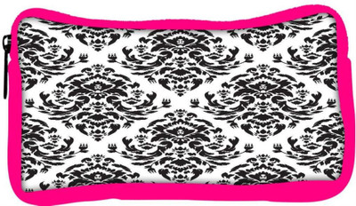 

Snoogg Eco Friendly Canvas Black White Designer Student Pen Pencil Case Coin Purse Pouch Cosmetic Makeup Bag (PINK) Pouch(Multicolor)