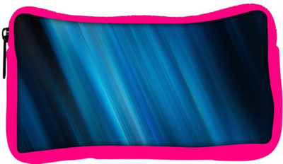 

Snoogg Eco Friendly Canvas Cool Blue Light Designer Student Pen Pencil Case Coin Purse Pouch Cosmetic Makeup Bag (PINK) Pouch(Multicolor)