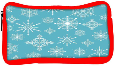 

Snoogg Eco Friendly Canvas Blue Spring Designer Student Pen Pencil Case Coin Purse Pouch Cosmetic Makeup Bag (RED) Pouch(Multicolor)