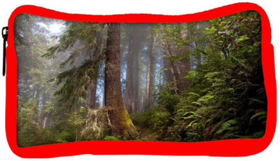 

Snoogg Eco Friendly Canvas Forest Designer Student Pen Pencil Case Coin Purse Pouch Cosmetic Makeup Bag (RED) Pouch(Multicolor)