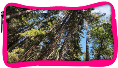 

Snoogg Eco Friendly Canvas Abstract Tree Designer Student Pen Pencil Case Coin Purse Pouch Cosmetic Makeup Bag (PINK) Pouch(Multicolor)