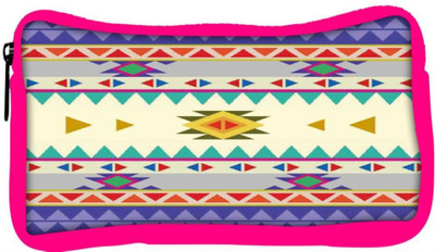 

Snoogg Eco Friendly Canvas Aztec Pattern Purple Student Pen Pencil Case Coin Purse Pouch Cosmetic Makeup Bag (PINK) Pouch(Multicolor)