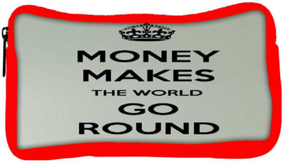 

Snoogg Eco Friendly Canvas Money Makes Student Pen Pencil Case Coin Purse Pouch Cosmetic Makeup Bag (RED) Pouch(Multicolor)