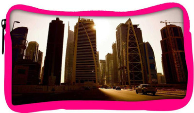 

Snoogg Eco Friendly Canvas Roads In Dubai Designer Student Pen Pencil Case Coin Purse Pouch Cosmetic Makeup Bag (PINK) Pouch(Multicolor)