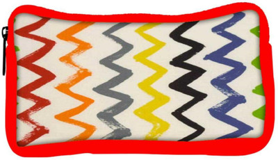 

Snoogg Eco Friendly Canvas Backward Forward Waves 2523 Student Pen Pencil Case Coin Purse Pouch Cosmetic Makeup Bag (RED) Pouch(Multicolor)