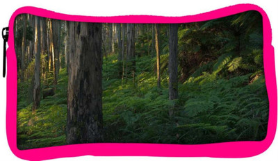 

Snoogg Eco Friendly Canvas Dense Forest Designer Student Pen Pencil Case Coin Purse Pouch Cosmetic Makeup Bag (PINK) Pouch(Multicolor)