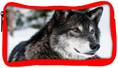 

Snoogg Eco Friendly Canvas Dogs In Snow Region Designer Student Pen Pencil Case Coin Purse Pouch Cosmetic Makeup Bag (RED) Pouch(Multicolor)