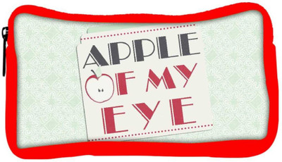 

Snoogg Eco Friendly Canvas Apple Of My Eye Designer Student Pen Pencil Case Coin Purse Pouch Cosmetic Makeup Bag (RED) Pouch(Multicolor)
