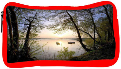 

Snoogg Eco Friendly Canvas Boats In River Designer Student Pen Pencil Case Coin Purse Pouch Cosmetic Makeup Bag (RED) Pouch(Multicolor)