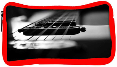 

Snoogg Eco Friendly Canvas First Guitar Designer Student Pen Pencil Case Coin Purse Pouch Cosmetic Makeup Bag (RED) Pouch(Multicolor)