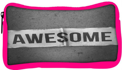 

Snoogg Eco Friendly Canvas Simply Awesome Student Pen Pencil Case Coin Purse Pouch Cosmetic Makeup Bag (PINK) Pouch(Multicolor)