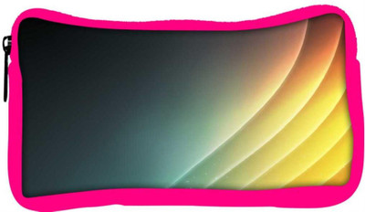 

Snoogg Eco Friendly Canvas Lite Yellow Color Strips Designer Student Pen Pencil Case Coin Purse Pouch Cosmetic Makeup Bag (PINK) Pouch(Multicolor)