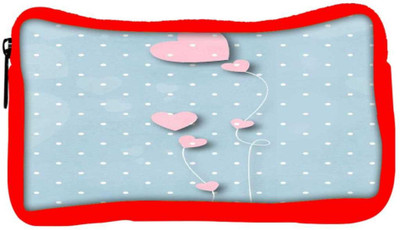 

Snoogg Eco Friendly Canvas Pink Balloons Blue Dots Student Pen Pencil Case Coin Purse Pouch Cosmetic Makeup Bag (RED) Pouch(Multicolor)