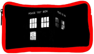 

Snoogg Eco Friendly Canvas Police Box Designer Student Pen Pencil Case Coin Purse Pouch Cosmetic Makeup Bag (RED) Pouch(Multicolor)