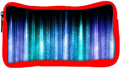 

Snoogg Eco Friendly Canvas Mixed Color Radiation Designer Student Pen Pencil Case Coin Purse Pouch Cosmetic Makeup Bag (RED) Pouch(Multicolor)