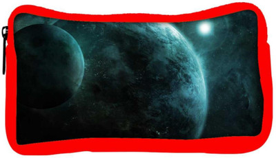 

Snoogg Eco Friendly Canvas Moon View Designer Student Pen Pencil Case Coin Purse Pouch Cosmetic Makeup Bag (RED) Pouch(Multicolor)