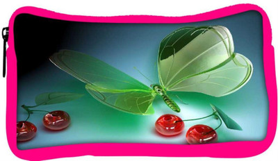 

Snoogg Eco Friendly Canvas Green Cyrstal Fly Designer Student Pen Pencil Case Coin Purse Pouch Cosmetic Makeup Bag (PINK) Pouch(Multicolor)