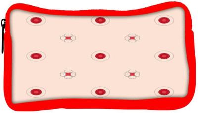 

Snoogg Eco Friendly Canvas Red Spots Flower Designer Student Pen Pencil Case Coin Purse Pouch Cosmetic Makeup Bag (RED) Pouch(Multicolor)
