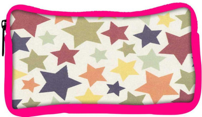 

Snoogg Eco Friendly Canvas Colorful Stars 2608 Student Pen Pencil Case Coin Purse Pouch Cosmetic Makeup Bag (PINK) Pouch(Multicolor)
