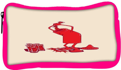 

Snoogg Eco Friendly Canvas Ketchup 2875 Student Pen Pencil Case Coin Purse Pouch Cosmetic Makeup Bag (PINK) Pouch(Multicolor)
