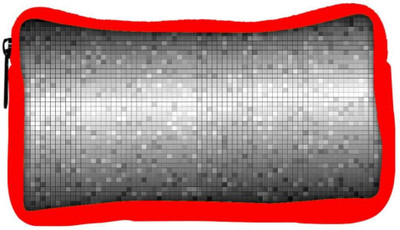 

Snoogg Eco Friendly Canvas Grey Blocks Tiles Designer Student Pen Pencil Case Coin Purse Pouch Cosmetic Makeup Bag (RED) Pouch(Multicolor)