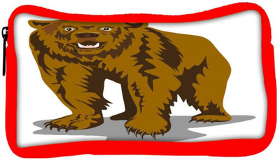 

Snoogg Eco Friendly Canvas Brown Bear Student Pen Pencil Case Coin Purse Pouch Cosmetic Makeup Bag (RED) Pouch(Multicolor)
