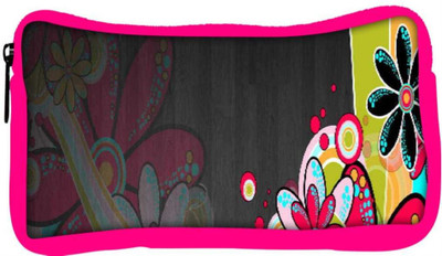 

Snoogg Eco Friendly Canvas Neon Daisies 2665 Student Pen Pencil Case Coin Purse Pouch Cosmetic Makeup Bag (PINK) Pouch(Multicolor)
