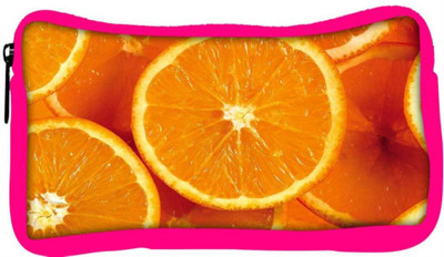 

Snoogg Eco Friendly Canvas Slizzed Orange Designer Student Pen Pencil Case Coin Purse Pouch Cosmetic Makeup Bag (PINK) Pouch(Multicolor)