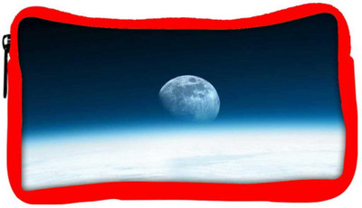 

Snoogg Eco Friendly Canvas Abstract Moon Designer Student Pen Pencil Case Coin Purse Pouch Cosmetic Makeup Bag (RED) Pouch(Multicolor)