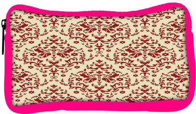 

Snoogg Eco Friendly Canvas Red Cream Pattern Designer Student Pen Pencil Case Coin Purse Pouch Cosmetic Makeup Bag (PINK) Pouch(Multicolor)