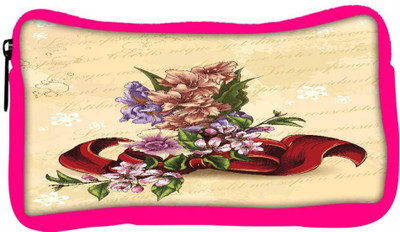 

Snoogg Eco Friendly Canvas Floral Vector Background Illustration With Bow And Floral Bouquet Student Pen Pencil Case Coin Purse Pouch Cosmetic Makeup Bag (PINK) Pouch(Multicolor)