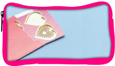

Snoogg Eco Friendly Canvas Heart Of Cards Designer Student Pen Pencil Case Coin Purse Pouch Cosmetic Makeup Bag (PINK) Pouch(Multicolor)