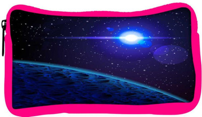 

Snoogg Eco Friendly Canvas Blue Planet Student Pen Pencil Case Coin Purse Pouch Cosmetic Makeup Bag (PINK) Pouch(Multicolor)