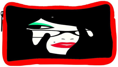 

Snoogg Eco Friendly Canvas Womans Face 2846 Student Pen Pencil Case Coin Purse Pouch Cosmetic Makeup Bag (RED) Pouch(Multicolor)