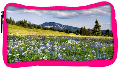

Snoogg Eco Friendly Canvas Purple And White Flowers Designer Student Pen Pencil Case Coin Purse Pouch Cosmetic Makeup Bag (PINK) Pouch(Multicolor)
