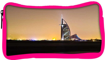 

Snoogg Eco Friendly Canvas Night View At Dubai Designer Student Pen Pencil Case Coin Purse Pouch Cosmetic Makeup Bag (PINK) Pouch(Multicolor)
