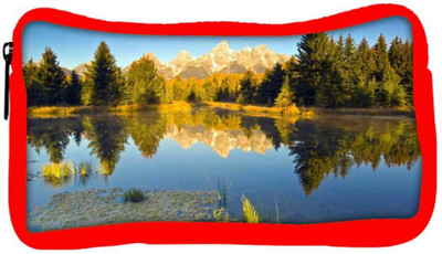 

Snoogg Eco Friendly Canvas Yellow Mountain Designer Student Pen Pencil Case Coin Purse Pouch Cosmetic Makeup Bag (RED) Pouch(Multicolor)