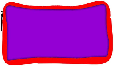 

Snoogg Eco Friendly Canvas Plain Purple Designer Student Pen Pencil Case Coin Purse Pouch Cosmetic Makeup Bag (RED) Pouch(Multicolor)
