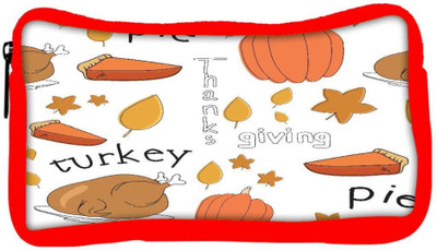 

Snoogg Eco Friendly Canvas Thanks Giving Designer Student Pen Pencil Case Coin Purse Pouch Cosmetic Makeup Bag (RED) Pouch(Multicolor)