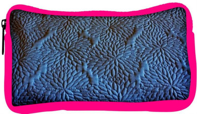 

Snoogg Eco Friendly Canvas Blue Pattern Designer Student Pen Pencil Case Coin Purse Pouch Cosmetic Makeup Bag (PINK) Pouch(Multicolor)