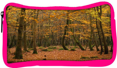 

Snoogg Eco Friendly Canvas Yellow Leaves Designer Student Pen Pencil Case Coin Purse Pouch Cosmetic Makeup Bag (PINK) Pouch(Multicolor)