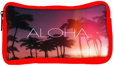

Snoogg Eco Friendly Canvas Aloha Student Pen Pencil Case Coin Purse Pouch Cosmetic Makeup Bag (RED) Pouch(Multicolor)