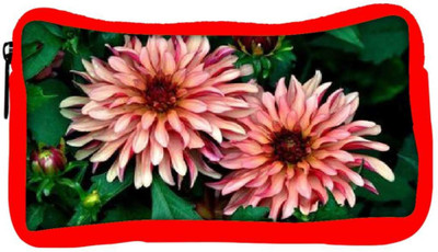 

Snoogg Eco Friendly Canvas Pink Flower Designer Student Pen Pencil Case Coin Purse Pouch Cosmetic Makeup Bag (RED) Pouch(Multicolor)