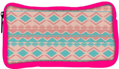 

Snoogg Eco Friendly Canvas Light Pink And Blue Aztec Student Pen Pencil Case Coin Purse Pouch Cosmetic Makeup Bag (PINK) Pouch(Multicolor)