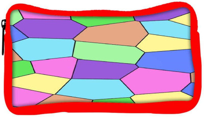 

Snoogg Eco Friendly Canvas Digi Stones 2386 Student Pen Pencil Case Coin Purse Pouch Cosmetic Makeup Bag (RED) Pouch(Multicolor)