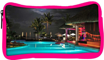 

Snoogg Eco Friendly Canvas Night On The Tropical Beach Designer Student Pen Pencil Case Coin Purse Pouch Cosmetic Makeup Bag (PINK) Pouch(Multicolor)