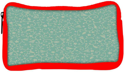 

Snoogg Eco Friendly Canvas Blue Pattern Designer Student Pen Pencil Case Coin Purse Pouch Cosmetic Makeup Bag (RED) Pouch(Multicolor)